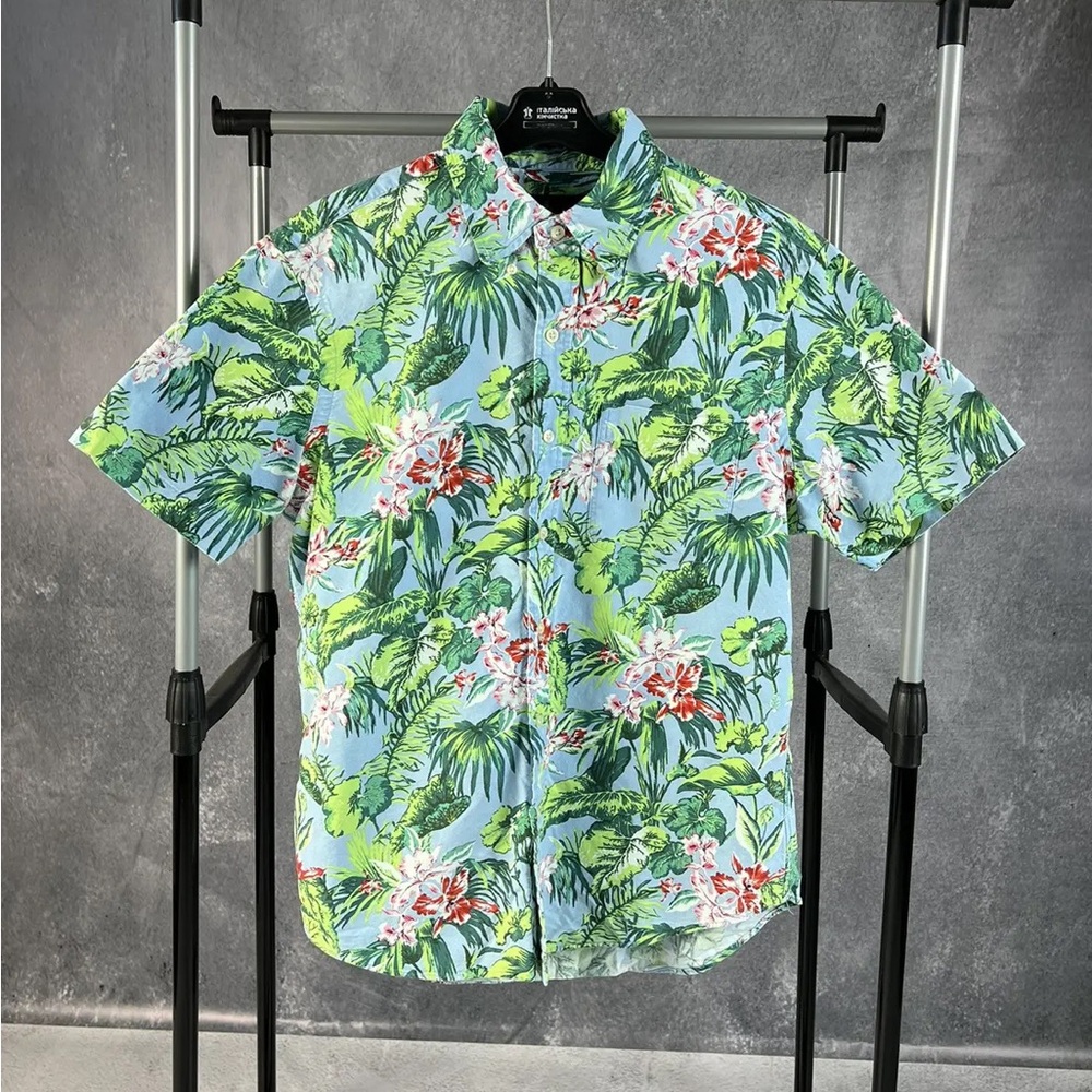 Ralph Lauren Hawaiian Tropical Floral Shirt XL